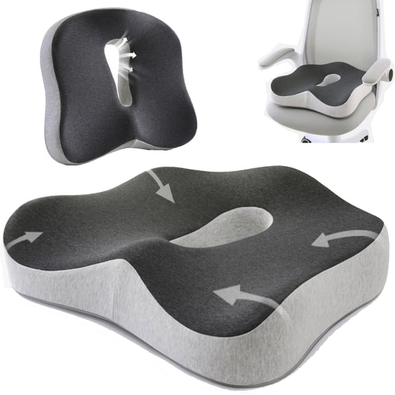 Memory Foam Seat Cushion,Office Chair Cushions,Sciatica Pain Relief Pillow for Home, and Gaming Chairs Chair Cushion Car Seats