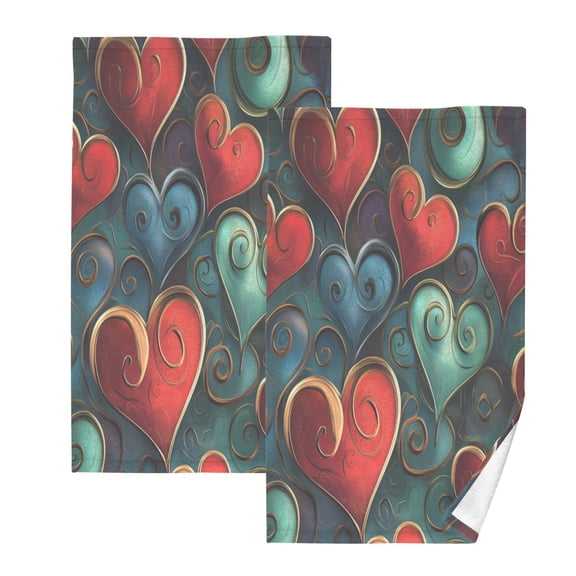 BZSMCE Face Towel Hand Towel Bath Towel Cotton Bath Towel Sets Hand Bath Towels Fashion Ethereal Affection Pattern