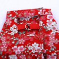 thumbnail image 4 of Hamster Harness 1 Set Dress Up Soft Durable Peach Print Pet Rabbit Hamster Leash Rope, 4 of 5