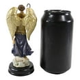 thumbnail image 4 of Ebros Catholic Church Archangel Raphael with Staff and Anointing Oil Canisters Figurine 5.25" Tall Saint Rafael God's Healing and Restoration Angel Decorative Altar Sculpture Multicolor, 4 of 7