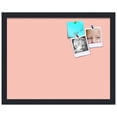 thumbnail image 2 of PinPix 19x15 Custom Cork Bulletin Board Pink Pastel Poster Board Has a Fabric Style Canvas Finish, Framed in Pink Pastel, by ArtToFrames (PinPix-1813), 2 of 5