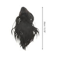 thumbnail image 6 of Unique Bargains 1 Pc Bow Wig Hair Clips for Hair Extension 13.78" Length Brown Black, 6 of 6