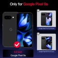 thumbnail image 2 of JZWAL-for Google Pixel 9a Case,Glow in The Dark Three Layer Heavy Duty Sturdy Shockproof Full Protection Rugged Hard PC+Soft TPU Bumper Case for Google Pixel 9a,Pink, 2 of 4