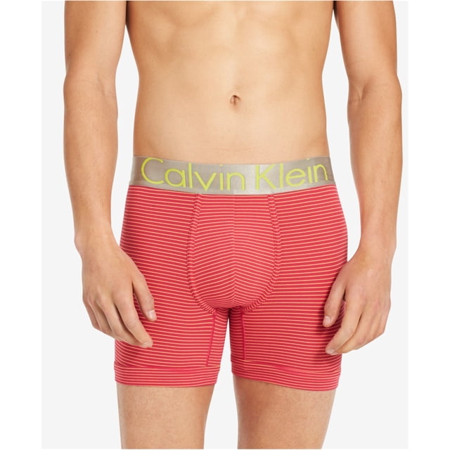 Calzoncillos boxer de acero rosa mediano Calvin Klein