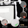 thumbnail image 4 of KOEXM Get Naked Bath Mat Cute Bathroom Rugs 20" x 32", Non Slip Machine Washable Funny Bath Mat for Bathroom Black Water Absorbent Shower Rug, 4 of 7