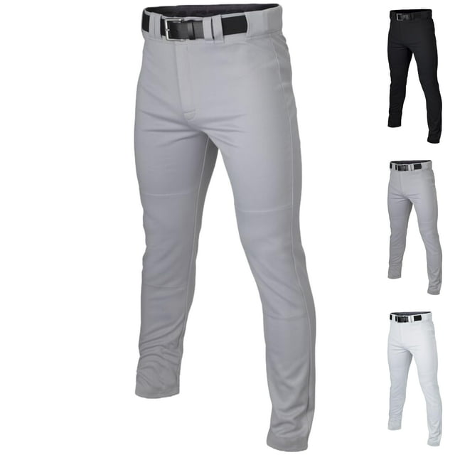 Pantalón de béisbol Easton RIVAL+ gris para jóvenes, talla M