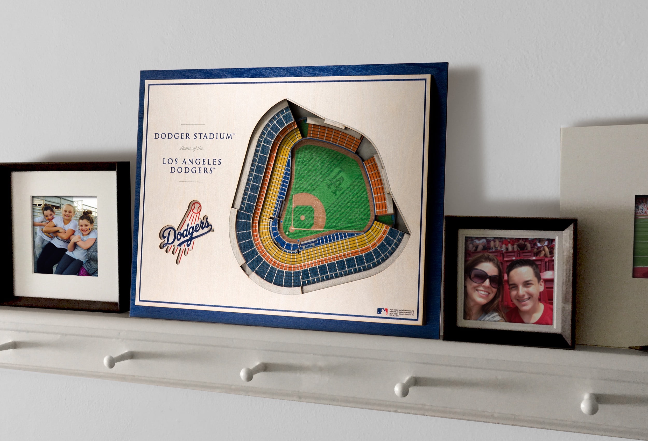 YouTheFan MLB Cleveland Guardians 5 Layer Stadiumview Wall Art