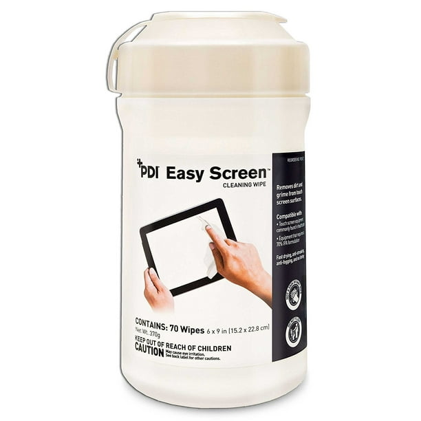 Easy Screen Cleaning Wipe Touchscreen Cleaner 6" x 9" wipes 70 count