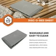 thumbnail image 4 of Disc-O-Bed L/XL Cot Sheet for Portable Folding Bed Systems & Camping, Grey, 4 of 12