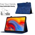 thumbnail image 3 of for Amazon Fire HD 7 2019/2017/2015 Tablet Case, PU Leather Embossed Flower Pattern Cover with Multi-Angle Flip Stand & Card Slots Protective Cover Case for Amazon Fire HD 7 2019/2017/2015, Darkblue, 3 of 6