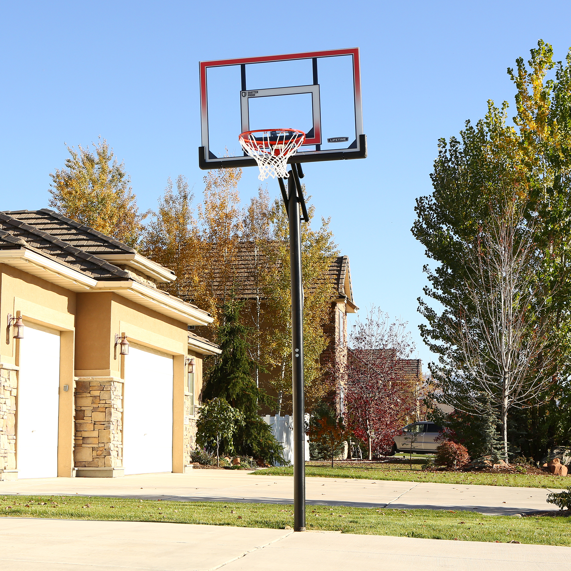Lifetime Adjustable Inground Basketball Hoop, 50 inch Polycarbonate (71799) - image 2 of 10