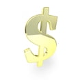 thumbnail image 2 of Golden Dollar Sign Wall Decal by Wallmonkeys Peel and Stick Graphic (18 in H x 14 in W) WM272257, 2 of 4