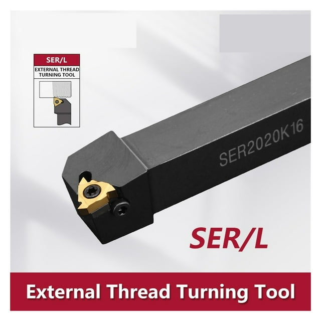 SER1010H11 SER1212H16/11 SER1616H16/11 SER2020K SER2525M Outil de Rotation Filetage Externe Barre de Coupe CNC Support d'Outil, Facile à Utiliser