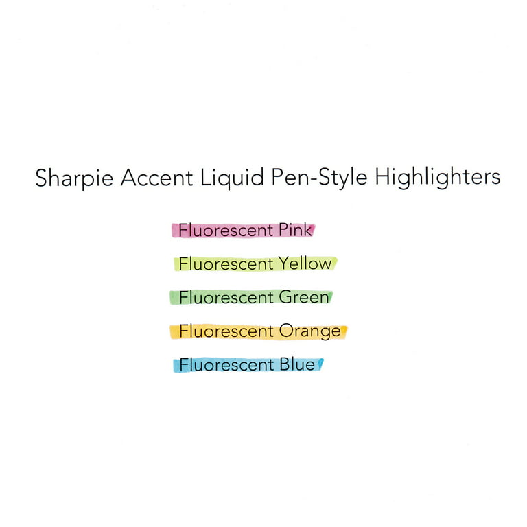 Sharpie Liquid Highlighters, Chisel Tip