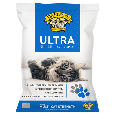 Dr. Elsey's Ultra Clumping Clay Cat Litter, Unscented, 40 lb. Bag