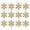 Khaki, variant on UYUH 12PCS Christmas Snowflake ornaments,Plastic Sparkling Glitter Hanging Snow Flakes for Christmas Tree Decorations Winter Xmas Birthday Party Holiday Home Decor