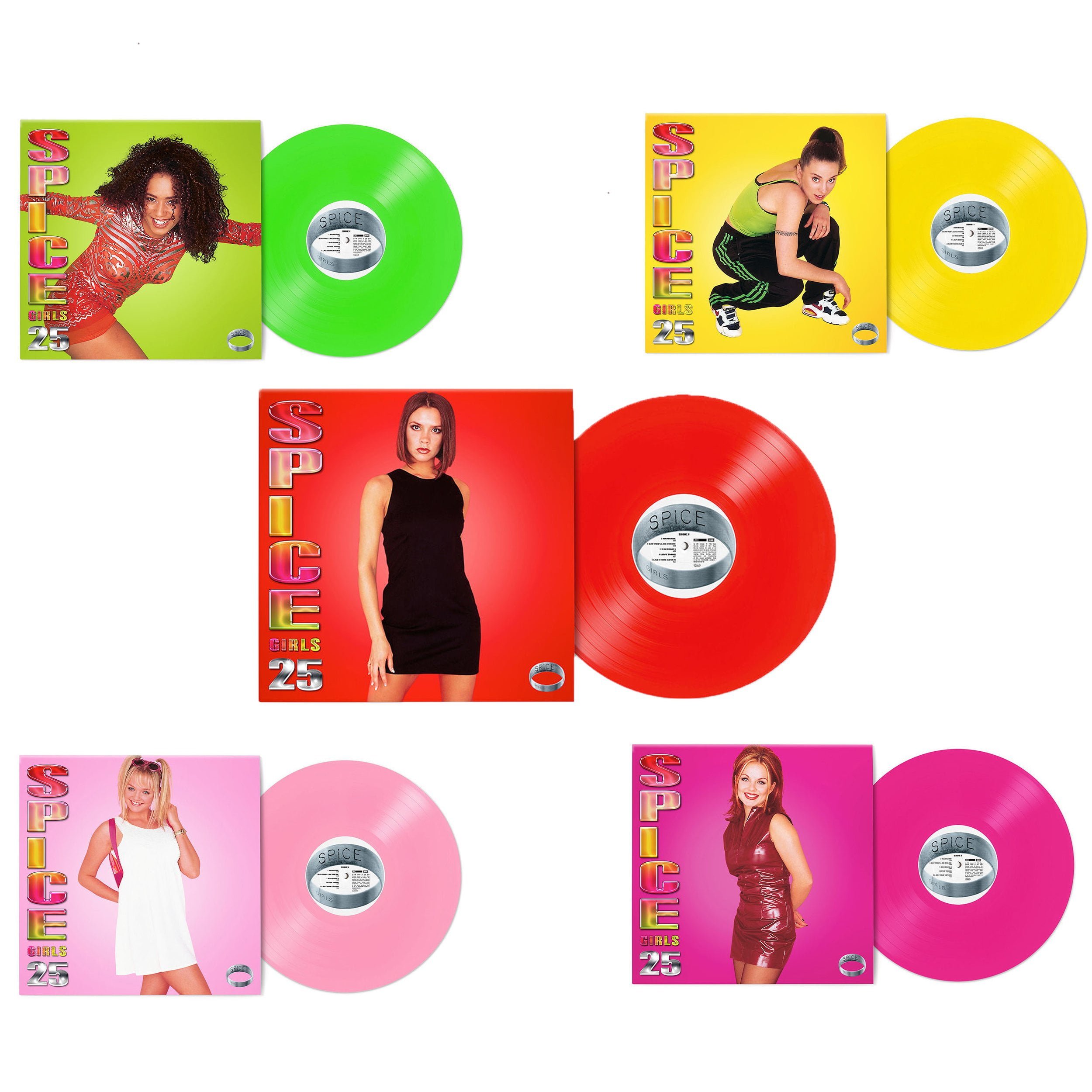 Spice Girls - Spice Anniversary) Exclusive Colored 5x LP Vinyl Bundle Pack - Walmart.com