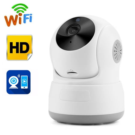 AGPtek Security Camera Network Indoor CCTV Night Vision HD Wireless Pan&Tilt WIFI IP (Best Hd Ip Camera)