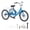 24" 7Speed Blue, variant on KFFKFF Adult Tricycle Non-Foldable 26-Inch 1-Speed 3-Wheel Cruiser Bike with Cargo Basket, and Durable Double-Wall Rims, Carbon Steel Shopping, Picnics, and Daily Use by Women, Men, and Seniors, Blue