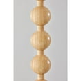 thumbnail image 3 of Adesso Orchard 62" 3-Way Wood Decorative Floor Lamp with Cream Drum Shade, 3 of 6