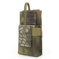 thumbnail image 2 of LJNYFDC Sac de Transport pour Talkie-Walkie Système MOLLE Imperméable Résistant aux Déchirures Bouton Pression Support de Randonnée à Main, 2 of 7