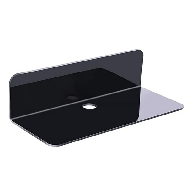 Durable acrílico flotante soporte de pantalla para de vídeo Negro Gloria Estantes de pared flotante de acrílico