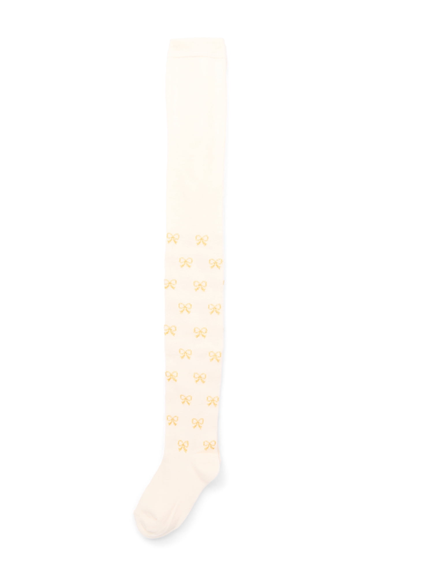 Wonder Nation Girls Metallic Bows Tights, 2-Pack, 6M-5T