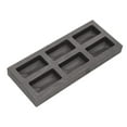 thumbnail image 3 of Ingot , Casting Graphite  Thermal Stability Wear Resistant High Purity Sturby 6 Holes  For Gold, 3 of 8