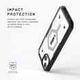 thumbnail image 3 of UAG iPhone 15 Case 6.1" Pathfinder Clear Ice/Silver Built-in Magnet Compatible with MagSafe Charging Rugged Transparent Dropproof Protective Cover by URBAN ARMOR GEAR, 3 of 9