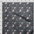 thumbnail image 3 of oneOone Silk Tabby Gray Fabric Baby Feeder|Moon & Cartoon Sheep Kids Quilting Supplies Print Sewing Fabric By The Yard 42 Inch Wide, 3 of 4