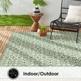 thumbnail image 6 of Nicole Miller New York Patio Country Danica Transitional Geometric Indoor/Outdoor Area Rug, Green/Beige, 5'2"x7'2", 6 of 9
