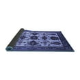 thumbnail image 2 of Ahgly Company Indoor Square Oriental Blue Industrial Area Rugs, 3' Square, 2 of 4