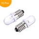 thumbnail image 3 of Uxcell 8V 0.25W E10 Bombillas LED Mini Redondas Luz Blanco Cálido 10 Contar, 3 of 6