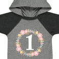 thumbnail image 4 of Inktastic 1st Birthday Rose Flower Wreath Girls Girls Baby Bodysuit, 4 of 5