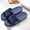 Dark Blue, variant on Dark Blue Non-Slip Shower Slides for Men and Women, Waterproof PVC Pool Shoes Quick-Dry Indoor Outdoor Bathroom Slippers,Size 38