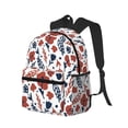 thumbnail image 2 of Fotbe Red Blue Leaves Lightweight Casual Laptop Backpack for Men and Women, Daily use Waterproof backpack, Backpack for College, 2 of 8