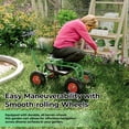 thumbnail image 4 of Goldensoil Gardening Rolling Seat with Wheels – 360-Degree Swivel Stool,Garden Scooter, 4 of 7