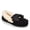 Black, variant on Fireside by Dearfoams Women's Mel Dream Bow Moccasin Slippers