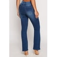 thumbnail image 3 of Womens WAX Acid Wash High Waisted Boot Cut Jeans, 3 of 3
