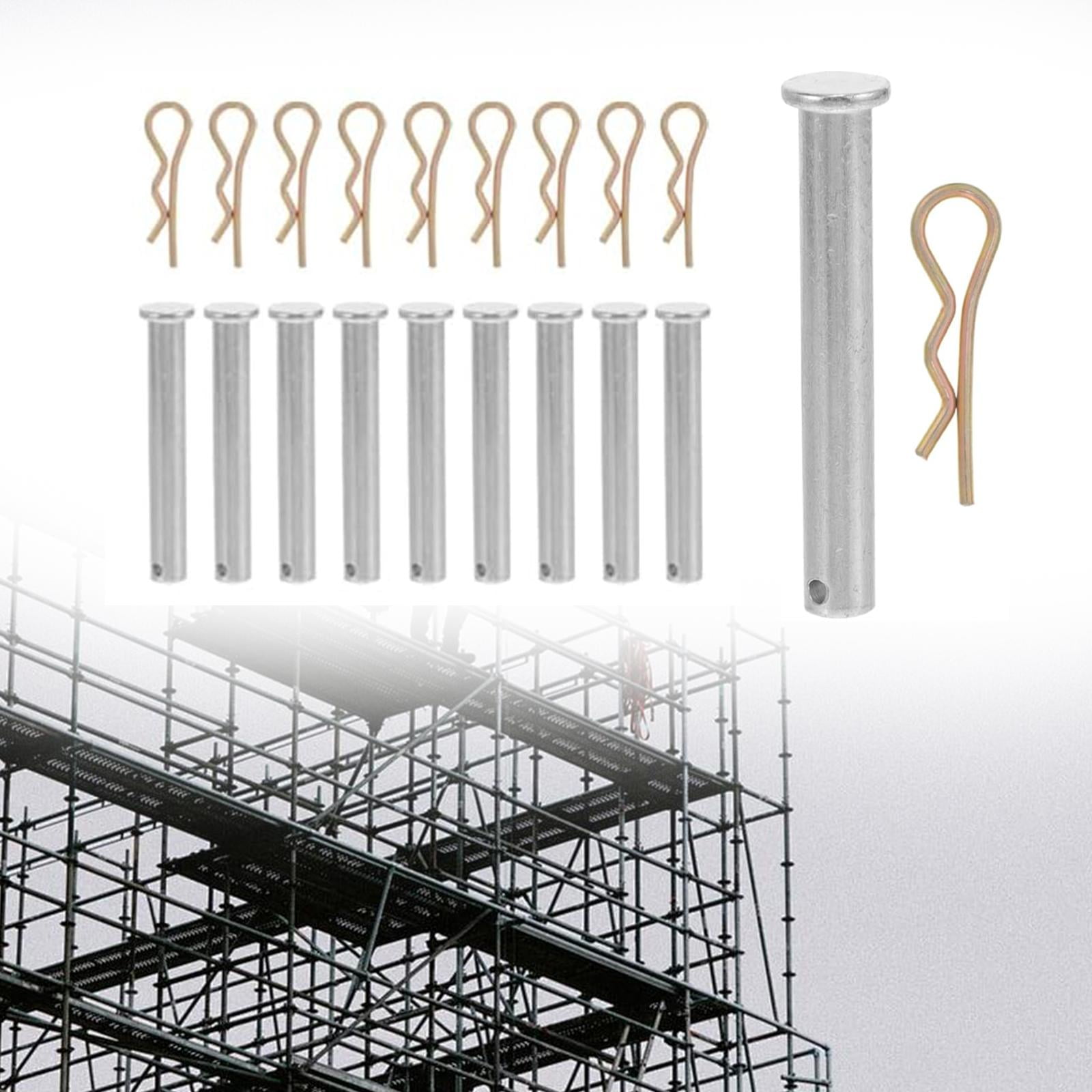 funtasica Scaffolding Locking Pins and Clips Scaffolding Accessories Easy to Use Sturdy Steel Practical Parts for Professional Repair Diameter 11mm