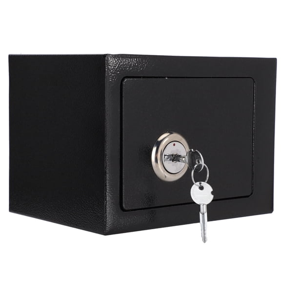 ANGGREK Home Safe Box, Steel Fire-Resistant Safe and Waterproof Safe with 2 Key Lock