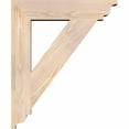 thumbnail image 2 of Ekena Millwork 3 1/2"W x 20"D x 24"H Traditional Traditional Smooth Bracket, Douglas Fir, 2 of 4