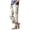Beige, variant on Womens Summer Boho Floral Print Linen Pants Drawstring Elastic Hight Waist Casual Loose Trousers with 4 Pockets (Beige, XL)