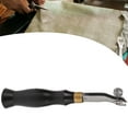 thumbnail image 4 of Ebony Handle Adjustable Stainless Steel Edge Creaser Leather Craft Press Hand DIY Tool(1.2mm), 4 of 9