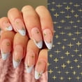 thumbnail image 3 of 1 Uds. Pegatinas para decoración de uñas con temática de estrella, calcomanías de plástico autoadhesivas 3D con acabado brillante, forma rectangular de Anime, Ideal para uñas DIY, 3 of 5