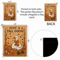 thumbnail image 4 of TiniDecor Fall Goose Garden Flag – 28" x 40" Autumn Thanksgiving Yard Flag, Polyester, Outdoor Decor, 4 of 5