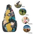 thumbnail image 6 of Boku My Hero Academia Sling Bag Crossbody Backpack Chest Bags Diagonally Travel Daypack For Women Men Adults Teen, 6 of 8