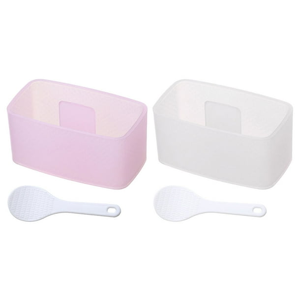 2 juegos de moldes para onigiri de cocina, moldes para hacer sushi, moldes lavables para bolas de arroz con cuchara