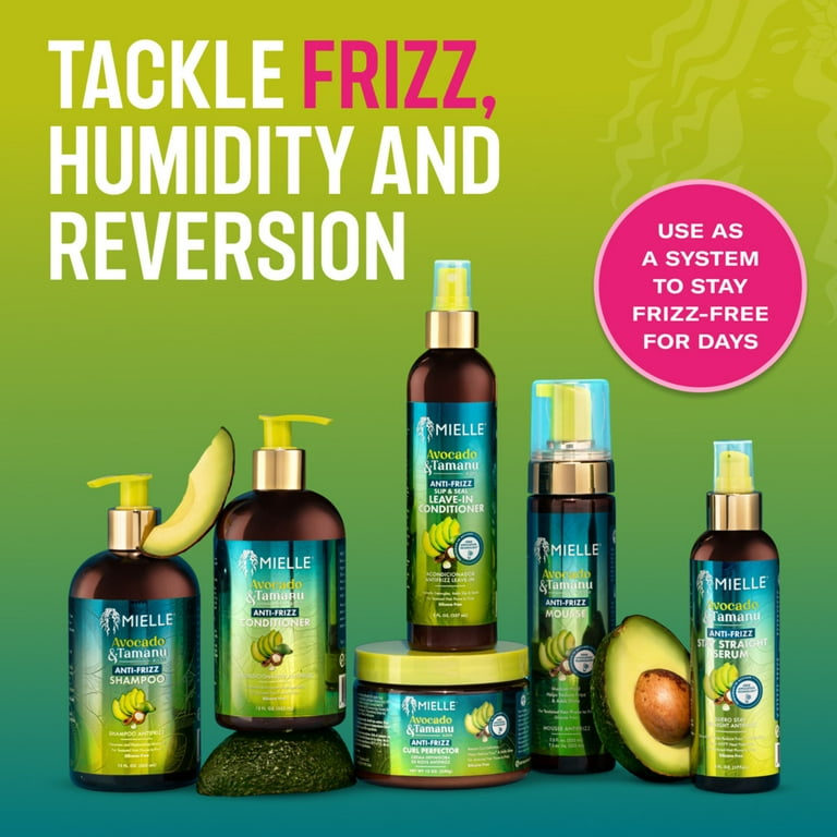 Mielle Avocado & Tamanu Anti-Frizz Curl Perfector 12 oz - Walmart.com