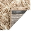thumbnail image 6 of Unique Loom Moroccan Trellis Shag Collection Area Rug - Meknes (2' x 6' 1" Runner Light Brown/Ivory), 6 of 6